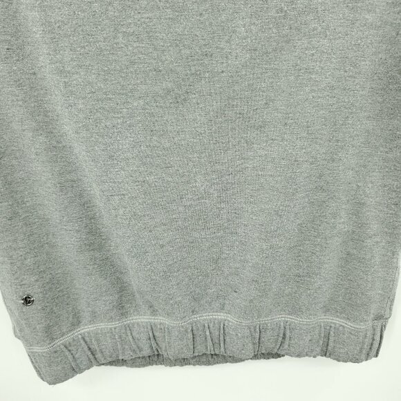 Lululemon Roll Up Crop Top 6 Heathered Mod S/M Grey - Picture 12 of 15